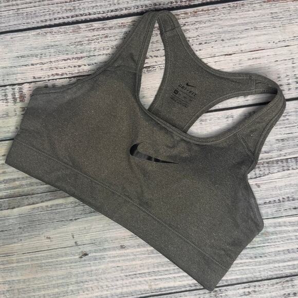Nike Grey Sports Bra With Padding Women's XS - Picture 1 of 3